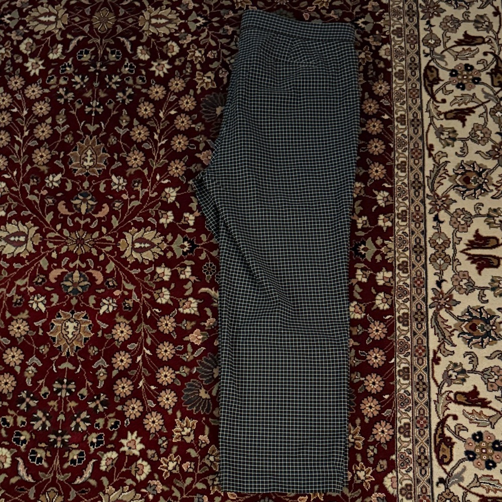 Women’s Black and White Checkered Pants
